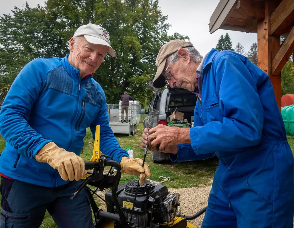 Week-end travaux à La Conay